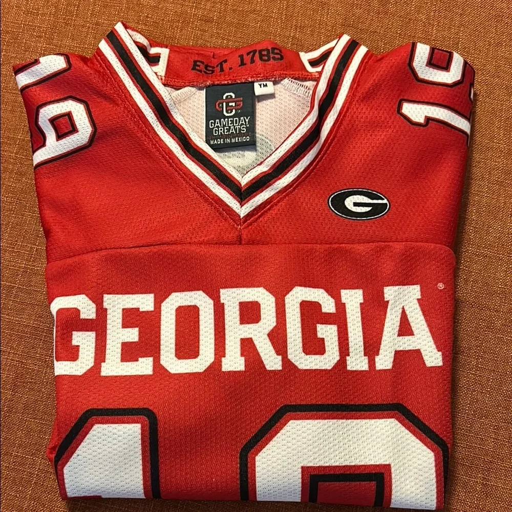 Georgia Bulldogs Red Jersey youth medium